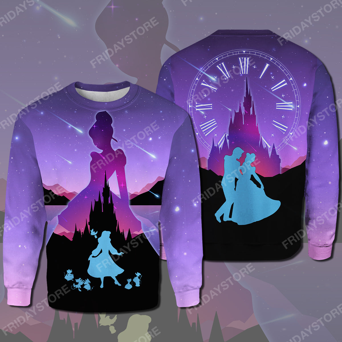 Unifinz DN T-shirt Cinderella Princess T-shirt Amazing DN Cinderella Hoodie Sweater Apparel 2022