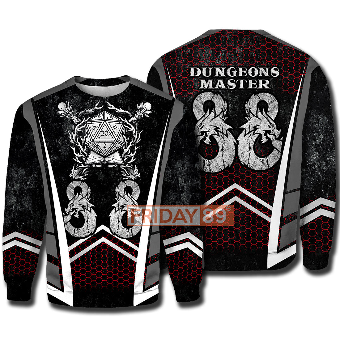 Unifinz DnD T-shirt Game DnD DM Dungeons-Master Sublimation T-shirt Amazing DnD Hoodie Sweater 2022