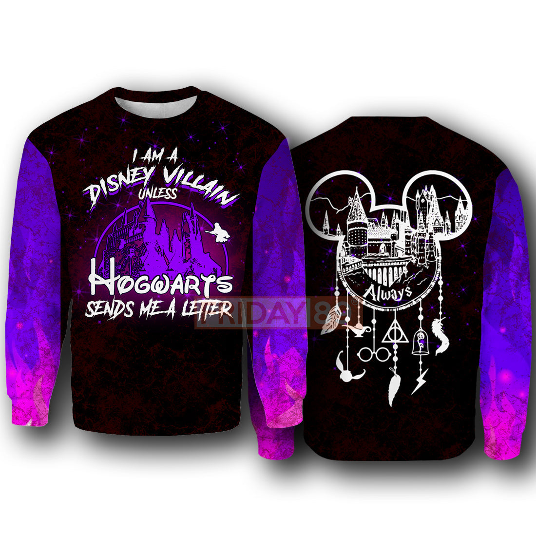 Unifinz DN HP T-shirt I'm A Disney Villain Unless HW Sends Me A Letter T-shirt DN HP Hoodie Sweater 2022