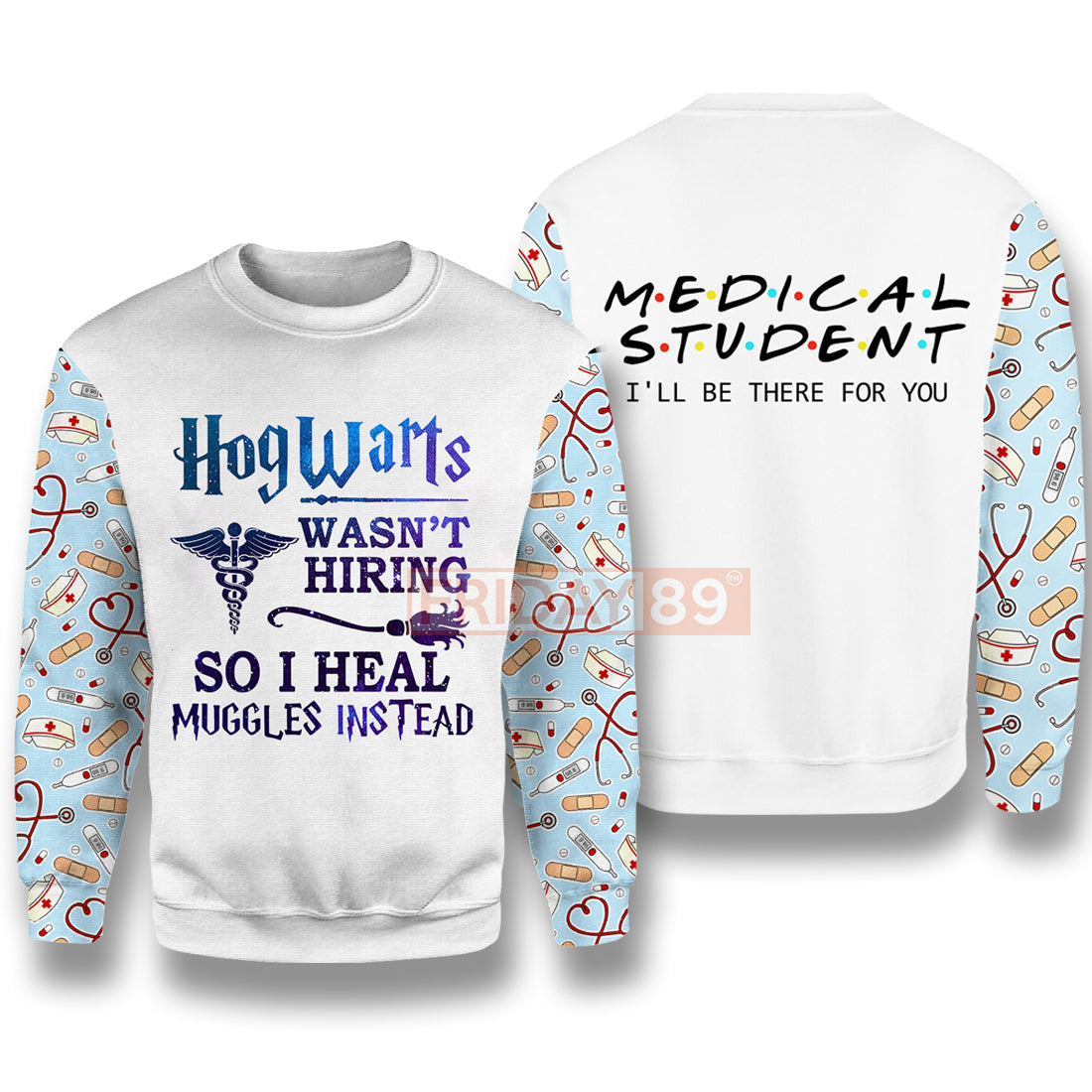 Unifinz Nurse HP T-shirt Medical Student I'll Be There For You Harry Potter HW Wasn't Hiring Shirt Amazing Nurse HP Hoodie Sweater 2022