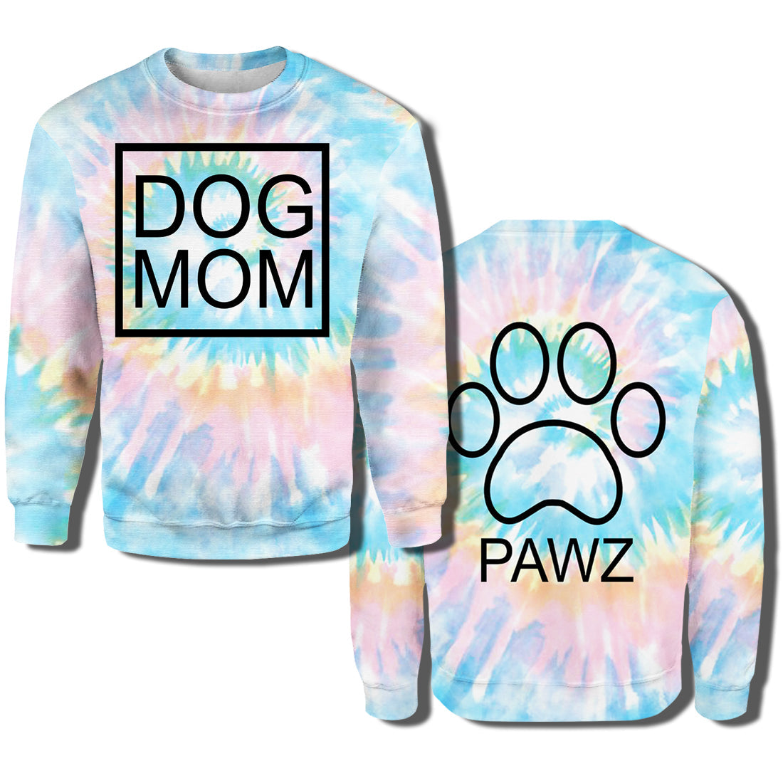 Unifinz Dog Mom T Shirt Dog Mom Tie Dye Hoodie Dog Mom Hoodie Awesome Dog Hoodie Shirt Sweater Gift For Dog Lover 2022