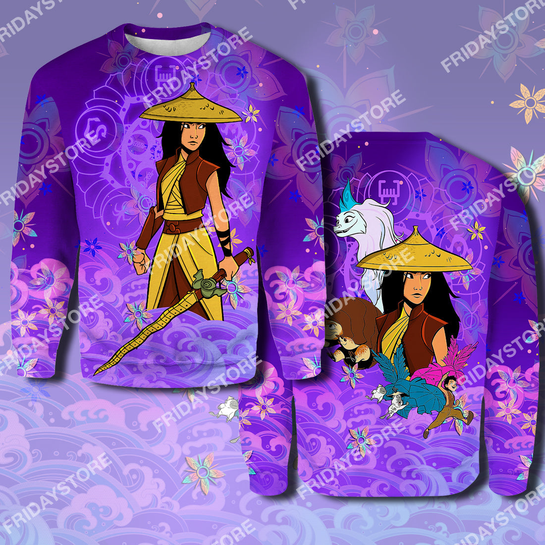 Unifinz DN T-shirt Princess And The Last Dragon T-shirt Awesome DN Shirt Sweater 2022