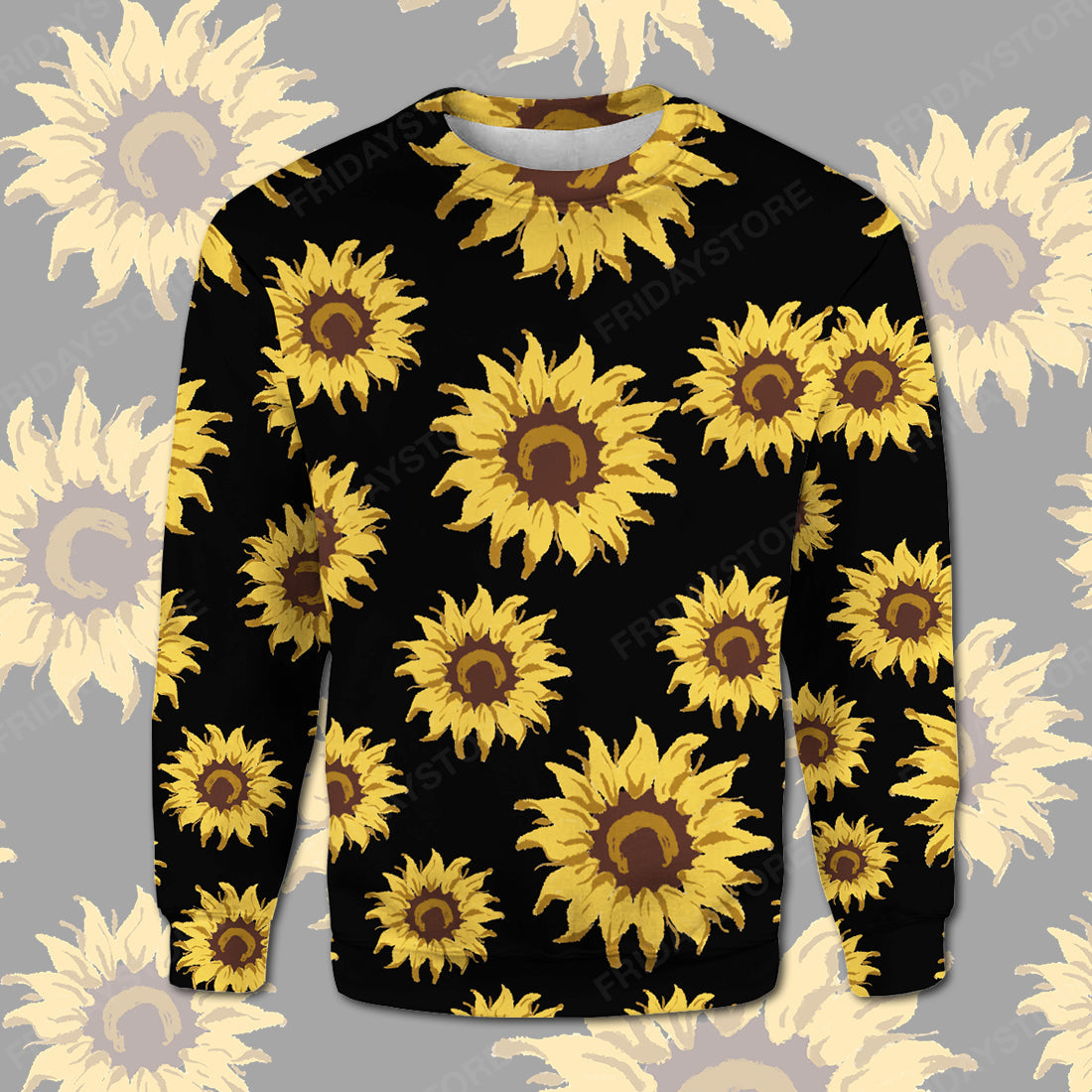 Unifinz Sunflower Hoodie Women Yellow Sunflower T-shirt Sunflower Hoodie Sweater 2022