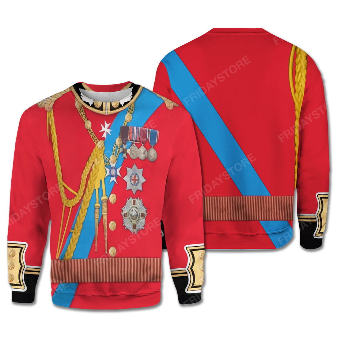 Unifinz Historical T-Shirt Historical Prince Phillip Suit 3d Costume Hoodie Historical Hoodie 2022