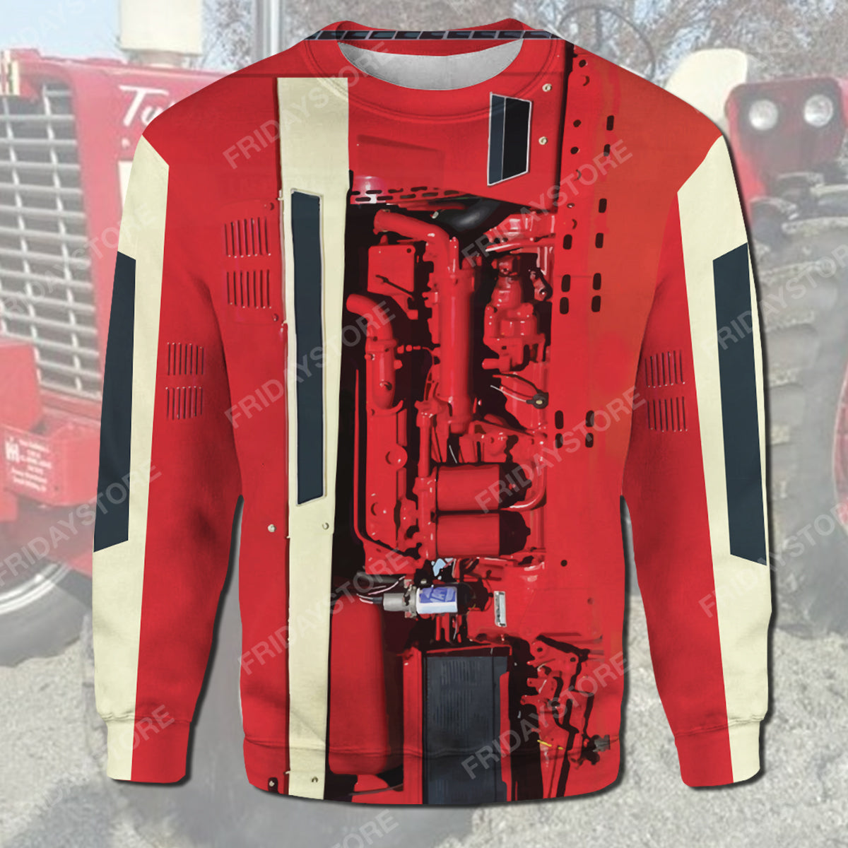 Unifinz Farmer Hoodie Farm Case Ih Tractor Costume T-shirt Amazing Farmer Shirt Sweater 2022