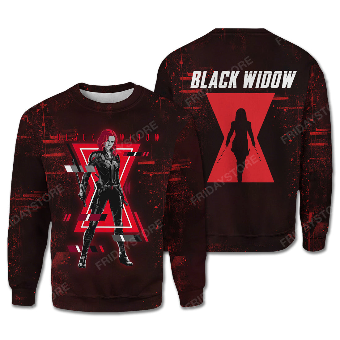 Unifinz MV BW T-shirt Black Widow Series Black Red T-shirt Hoodie Fan Gift Adult 2022