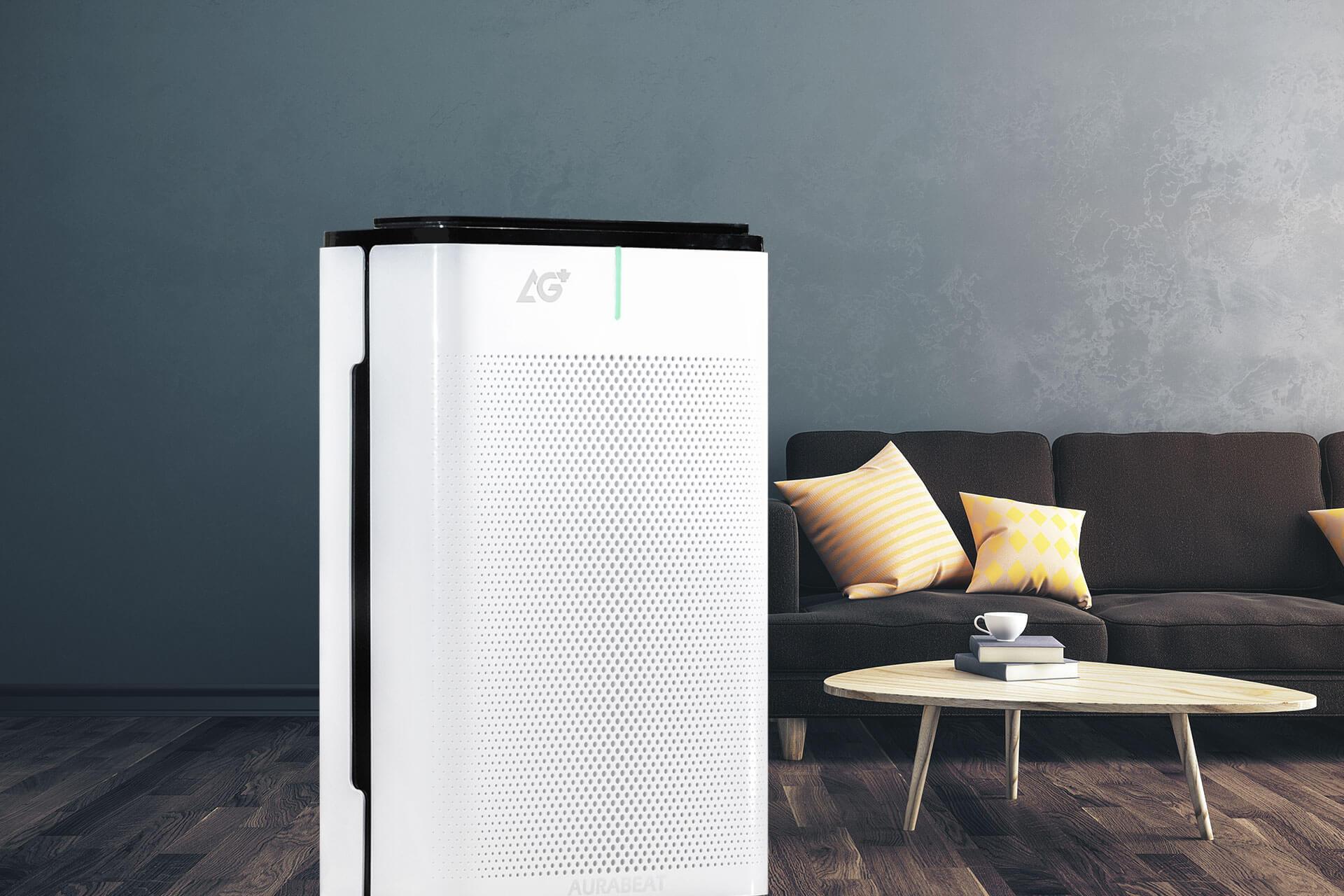 Aurabeat AG+ air purifier can eliminate >99.9% of covid-19 in 30 minutes