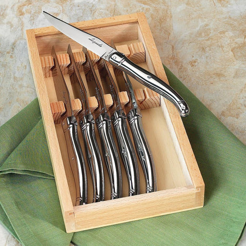 WÜSTHOF 8-Piece Stainless Mignon Steak Knife Set