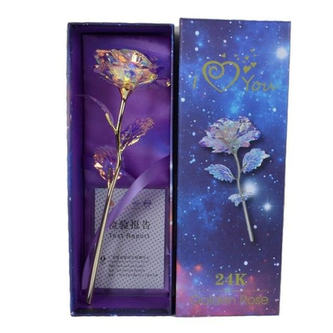 Forever Galaxy Rose Blue Box Packing