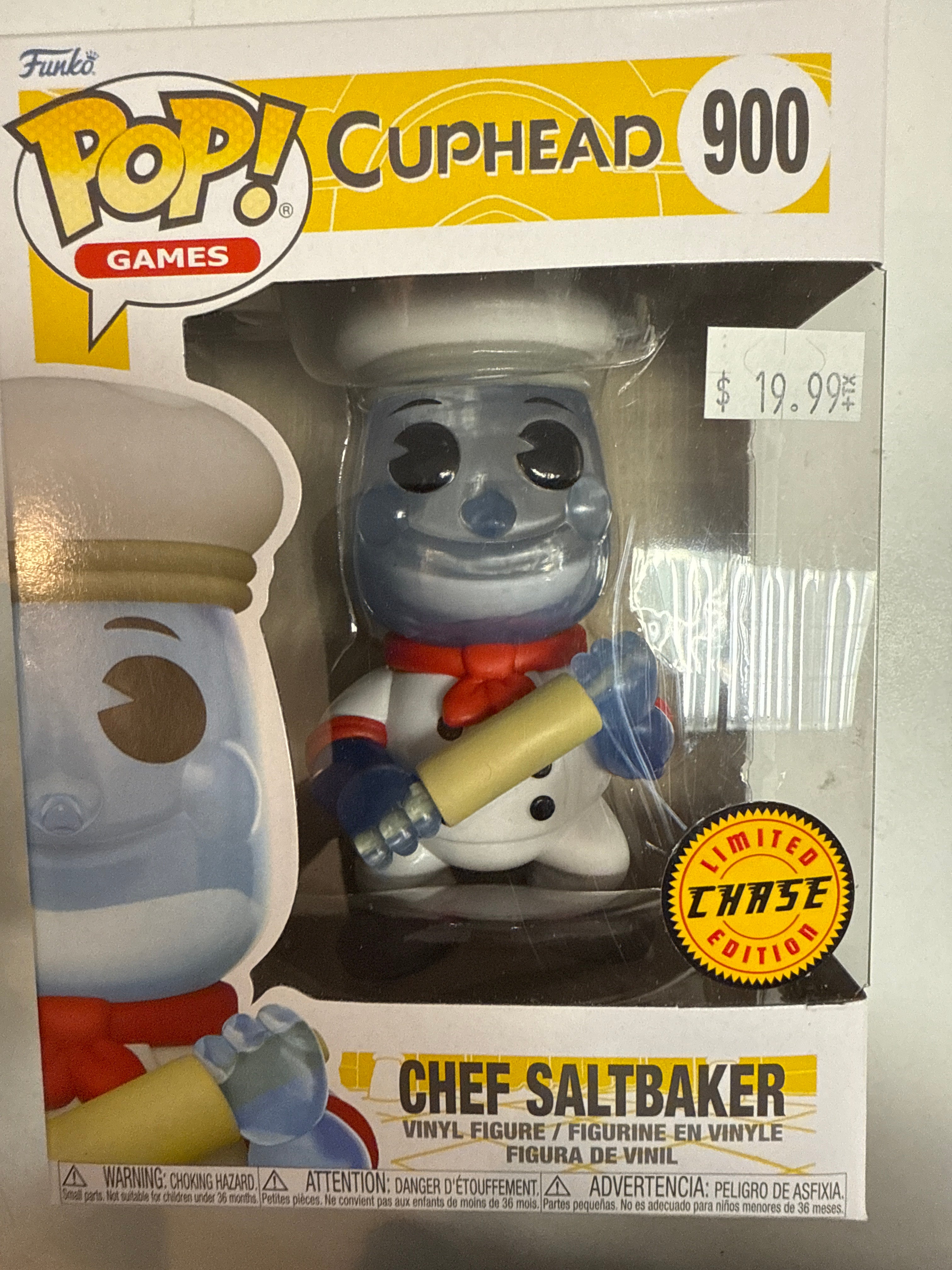 CHASE Funko Pop! Games Cuphead Chef Saltbaker #900