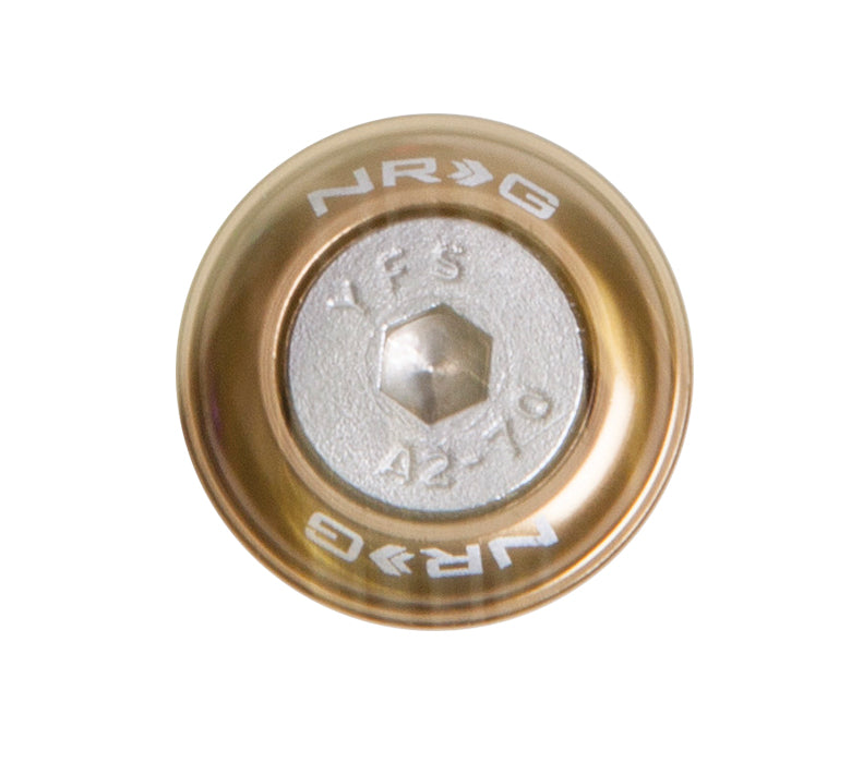 NRG FW-100RG Rose Gold Fender Washer Kit with Rivets for Plastic Universal