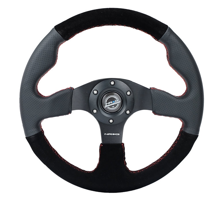 DUAL BUTTON STEERING WHEEL LEATHER – NRG Innovations