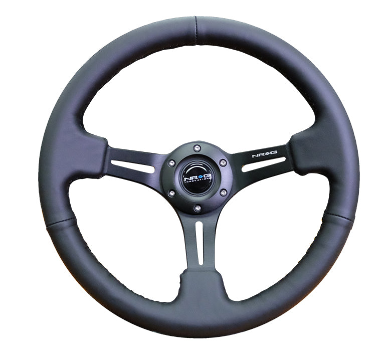 350MM TWO SPOKE STEERING WHEEL LEATHER – NRG Innovations