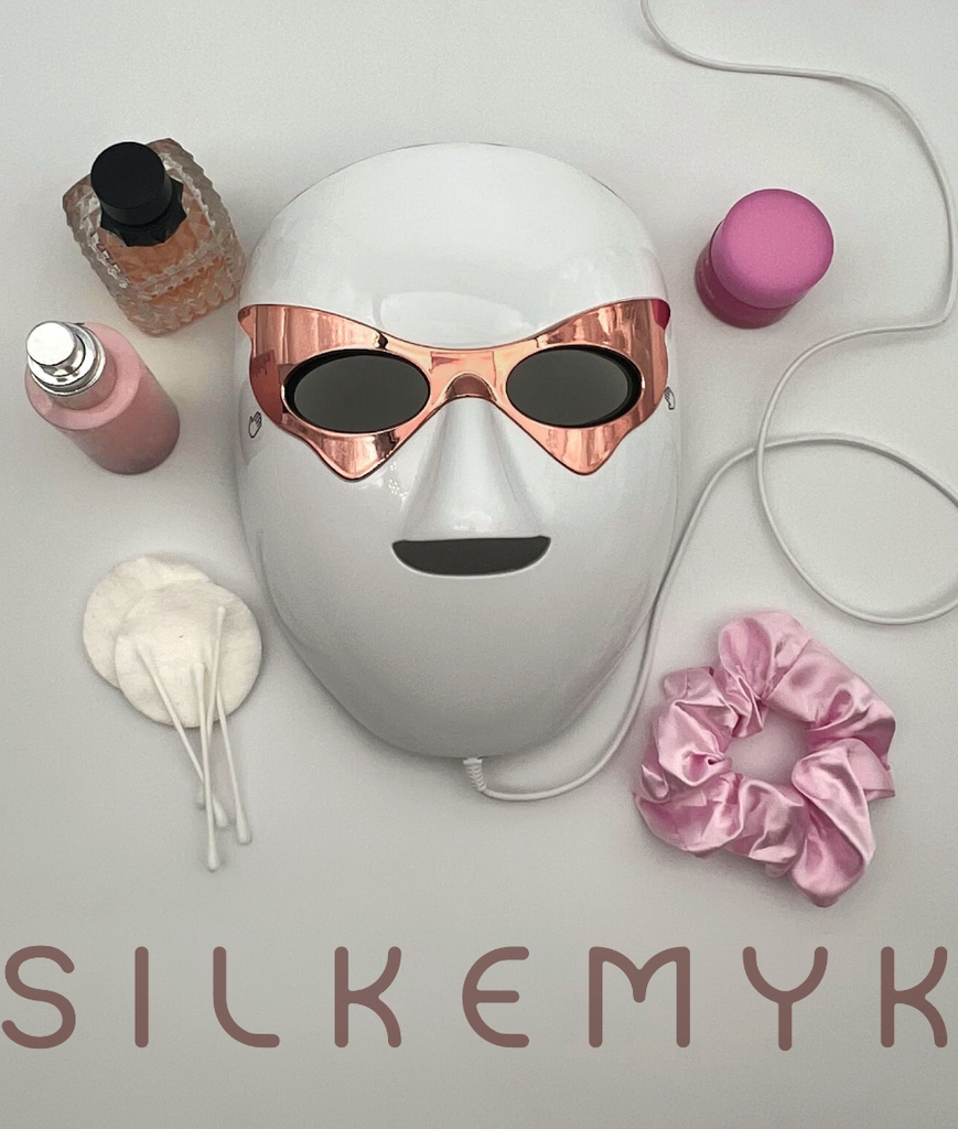 Silky soft LED mask. LED light therapy for home use is an effective and painless treatment for rosacea. Get rid of symptoms of rosacea. Best in test at silkemyk.no