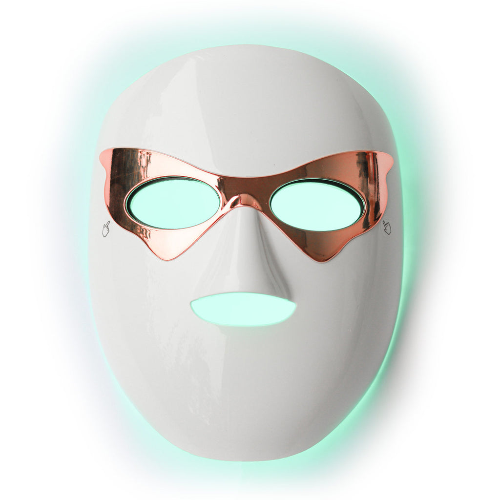 Silkemyk LED-maske. LED-maske er et apparat for LED-lysterapi til hjemmebruk. Best i test på silkemyk.no