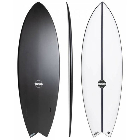 Surfboard JS BLACK BARON SUMMER PE SWALLOW TAIL - WHITE