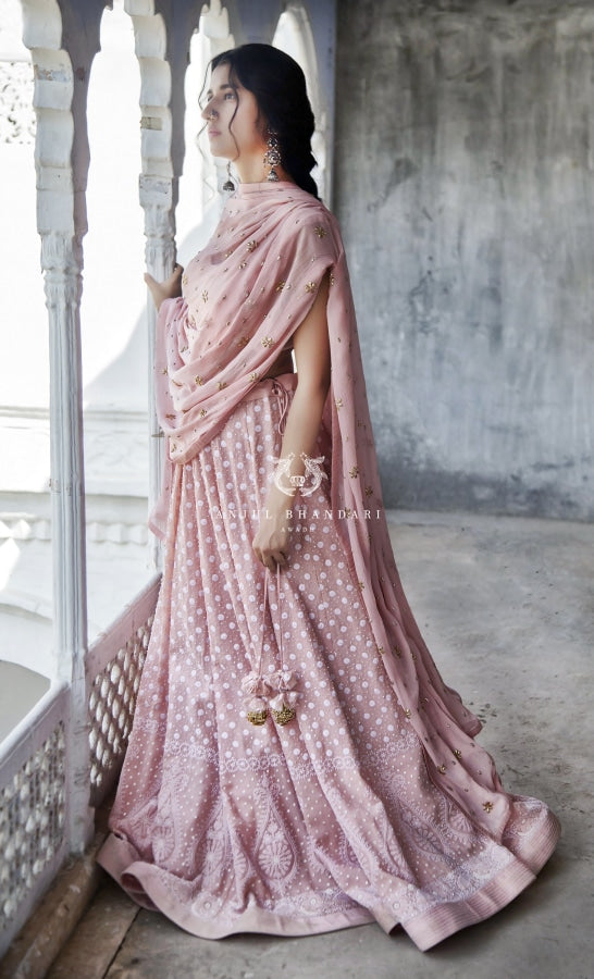 Lehenga Old Rose – Anjul Bhandari