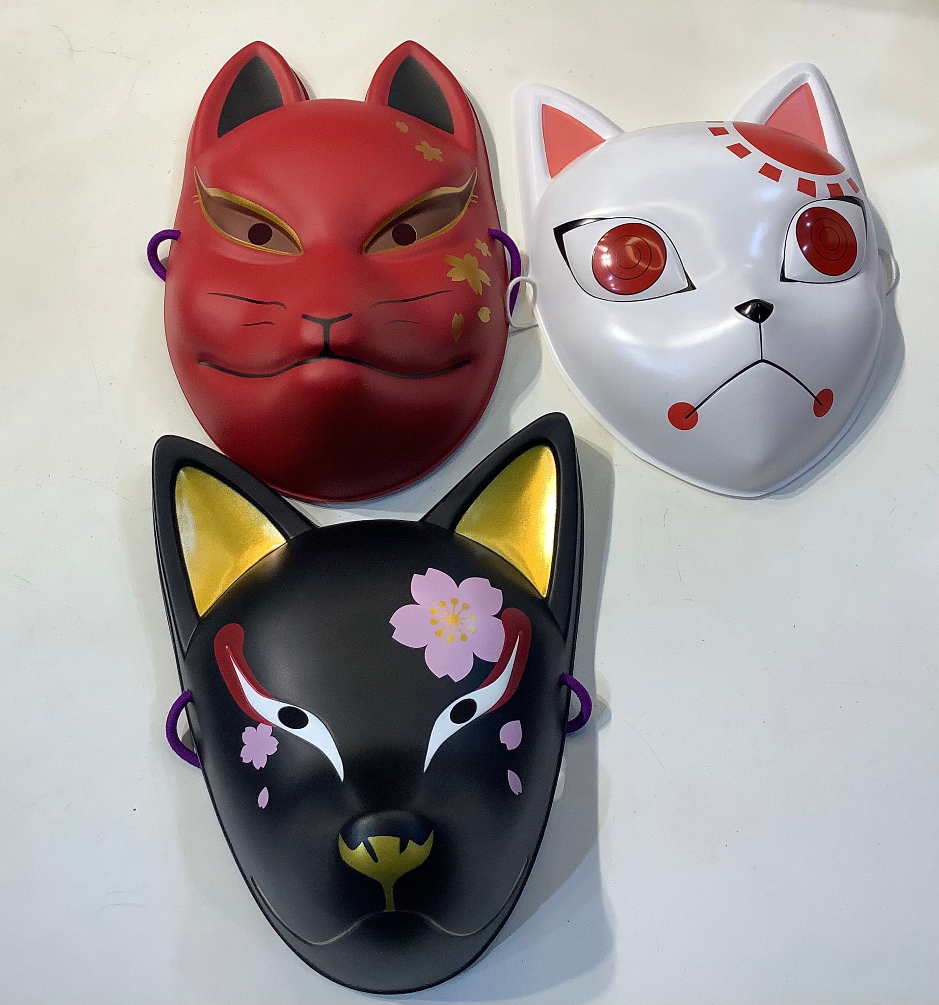 Kitsune Fox Full Face Mask Kimono House Nyc