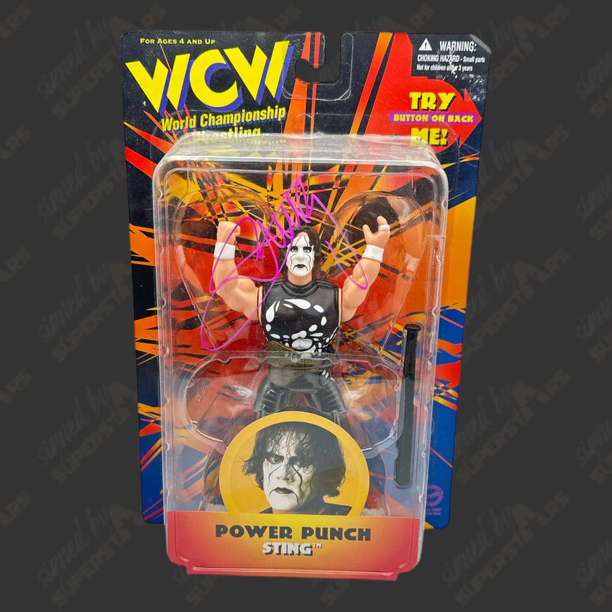 Sting signed WCW/nWo Action Figure – Signed By Superstars