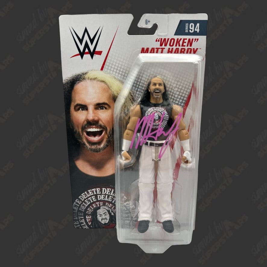 Matt Hardy signed WWE Action Figure