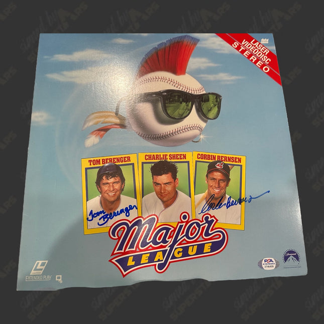 Corbin Bernsen & Tom Berenger dual signed Major League Laser Disc (w/ –  Signed By Superstars