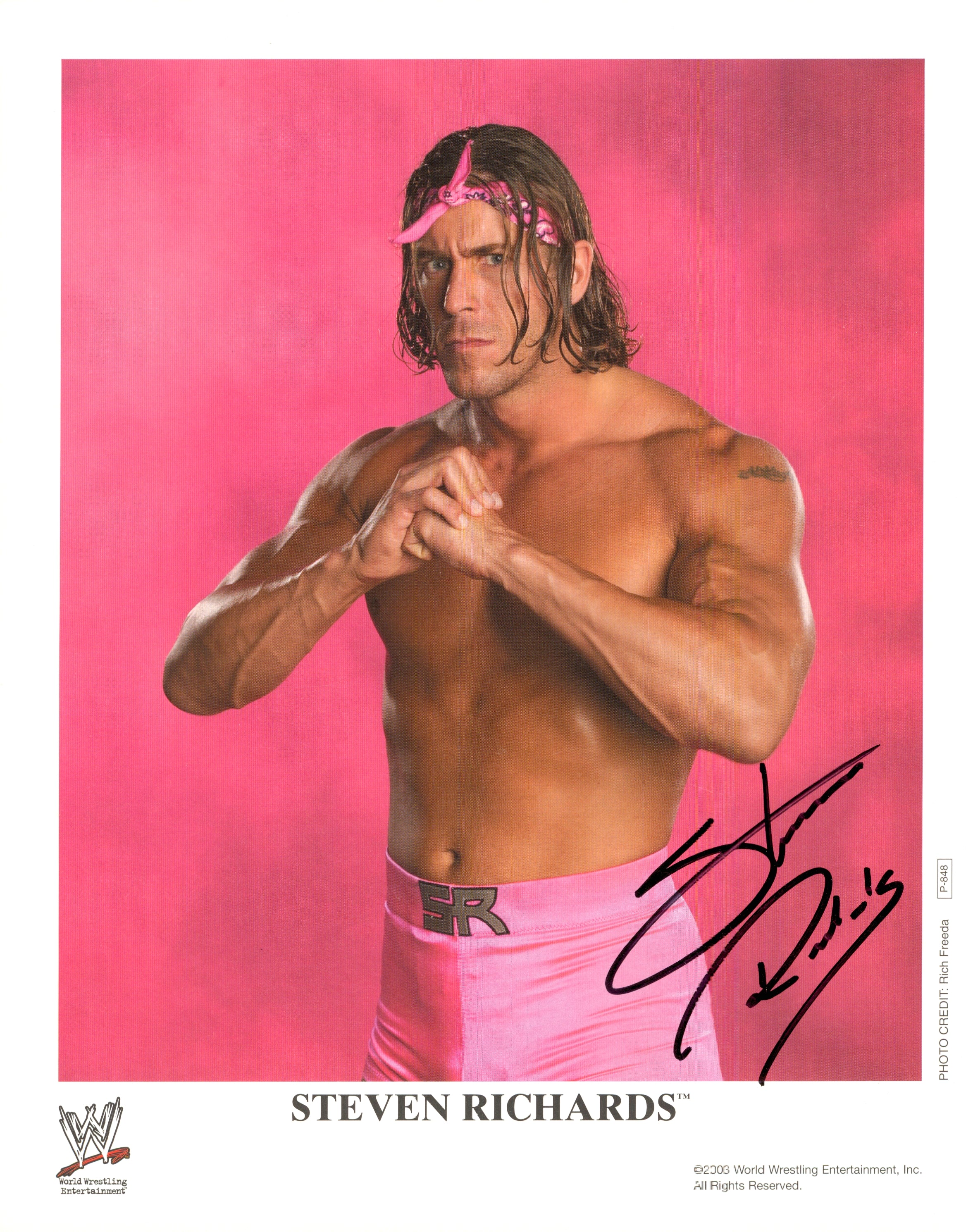 Stevie Richards Signed 8x10 Photo Signed By Superstars