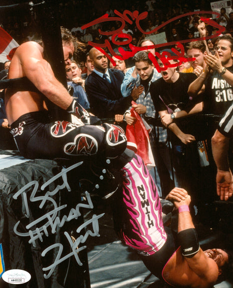 BRET HART 8X10 PHOTO WRESTLING PICTURE WWE CLOSE UP