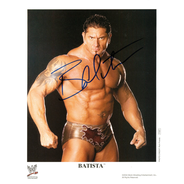 Bautista WWE in Person Signed Photo 