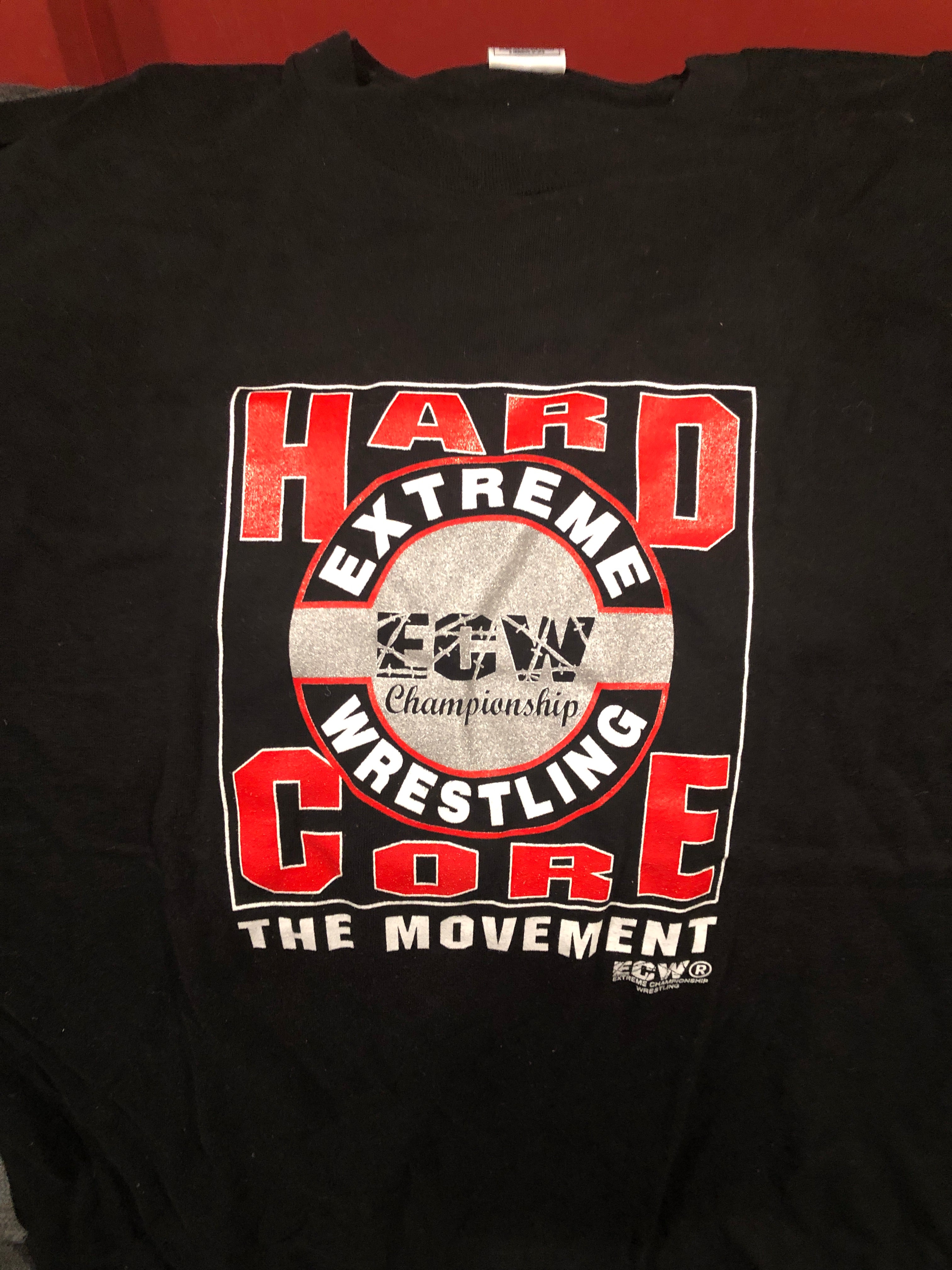 Original ECW Hardcore Movement T-Shirt (Size: XL / Worn) – Signed By ...