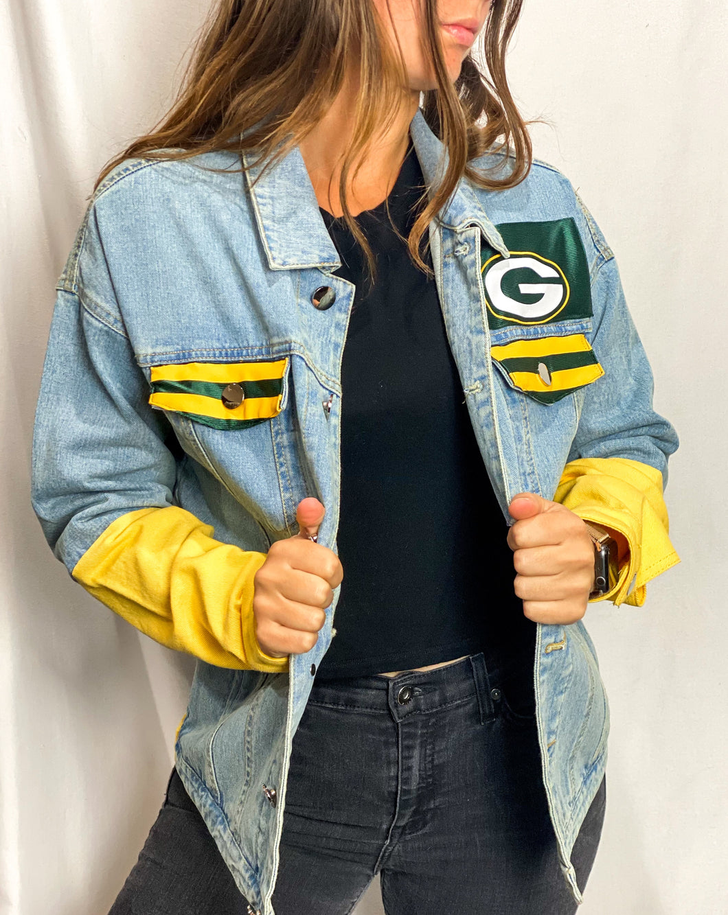 packers denim jacket