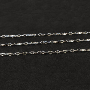 5ft Link Chain 5x4mm | Silver Oval Curb Necklace | Graduated Link Necklace | Paperclip & Curb Chain | Finding Chain