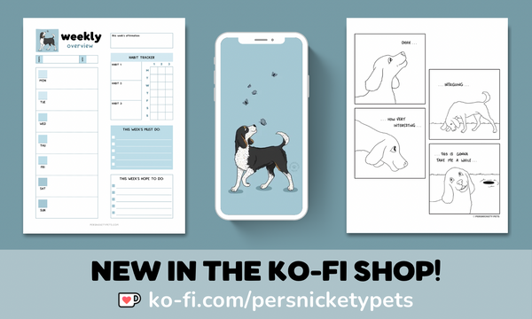 Persnickety Pets: April 2024 Ko-fi Rewards