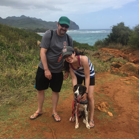 Persimmon Peak: taking a shelter dog on a day trip