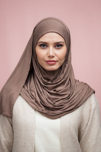 The Relaxed Navy Jersey Hijab Scarf