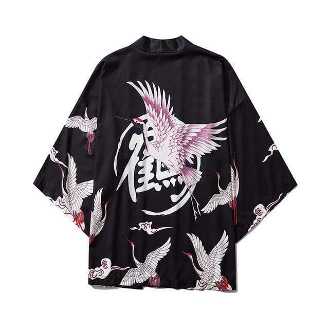 Kanji Crane Kimono – dvrk