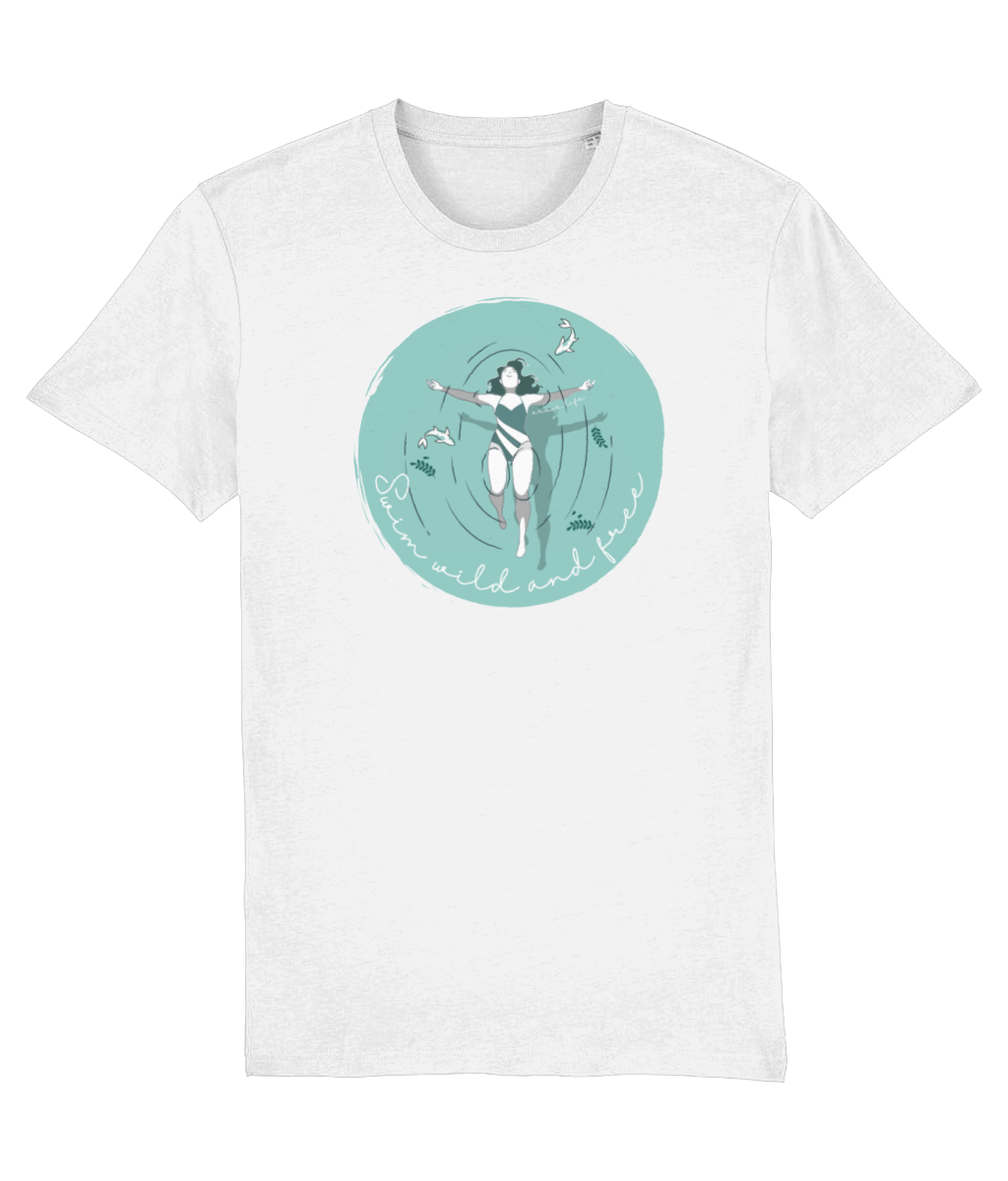 Swim Wild and Free Organic Cotton T-shirt