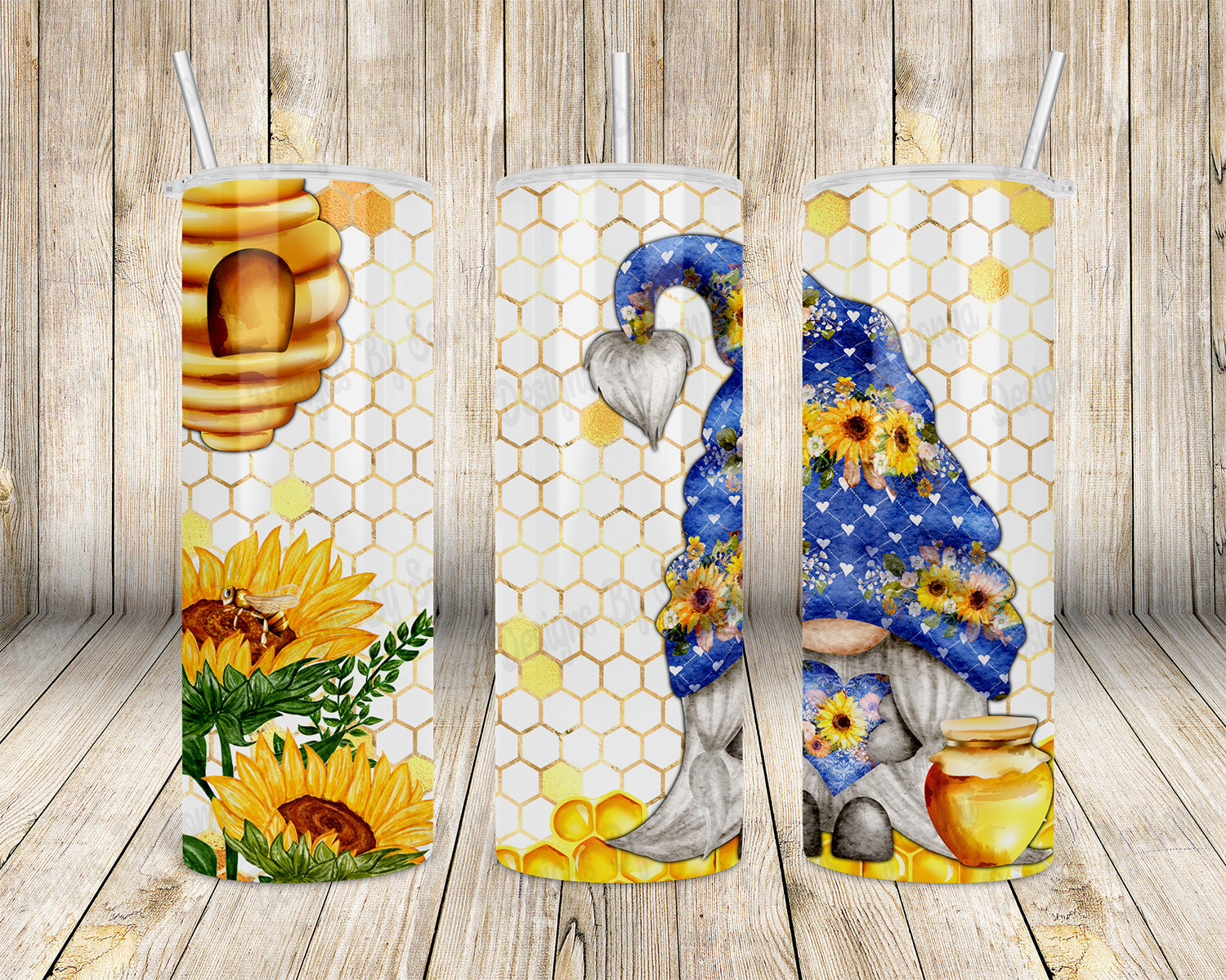 Sunflower Gnome Tumbler