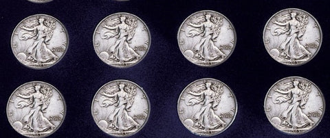 Walking Liberty Half Dollar Coin Set