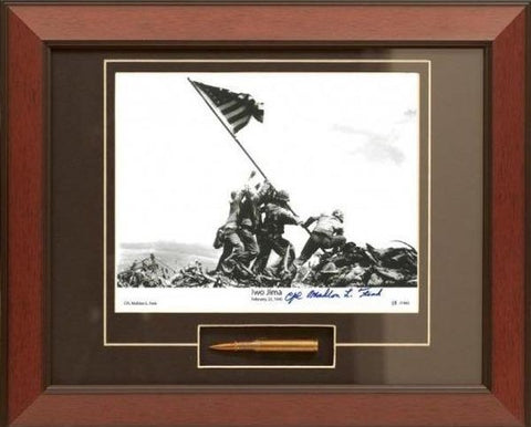 Iwo Jima Framed Print with Bullet