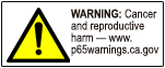 Proposition 65 Warning - California