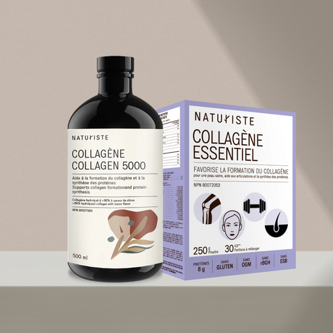 Produits Collagène Essentiel et Collagène 5000 Naturiste