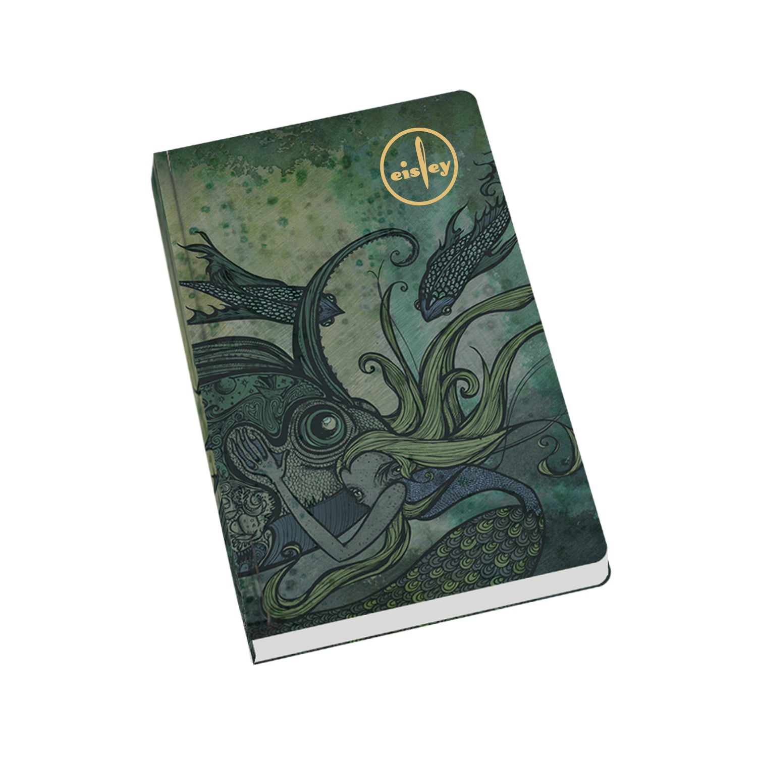 In Currents • Green • 100-Page Soft Cover Notebook