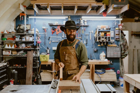 Zach at the Table saw 