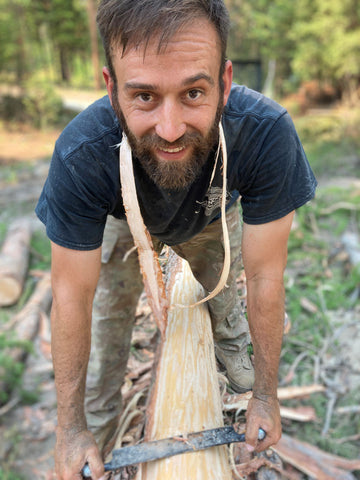 Zach peeling bark