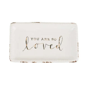 Glory Haus | You Are So Loved Trinket Tray - Madison's on Main