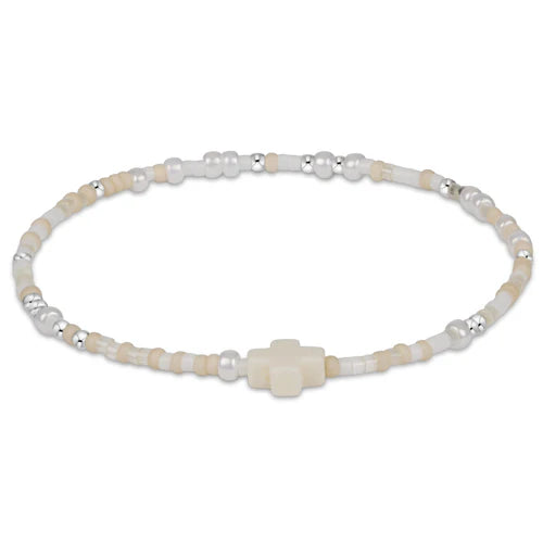 Enewton | Hope Unwritten Sterling Signature Cross Bracelet - Call Me on my Shellphone