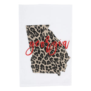 Glory Haus | Georgia Cheetah Print Tea Towel - Madison's on Main