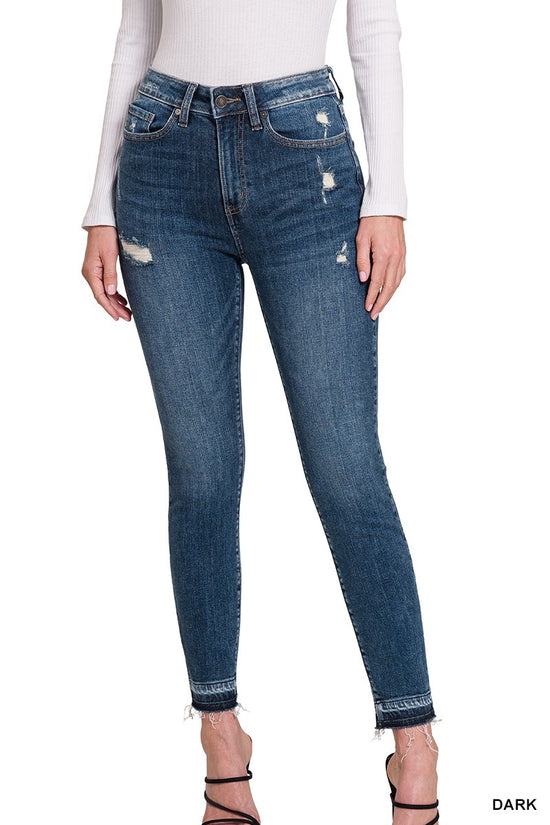 Simmone High-Rise Skinny Jeans