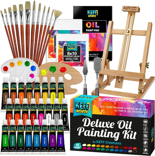 KEFF Kids Painting Set for Girls � Acrylic Paint Set for Kids - Art  Supplies Kit