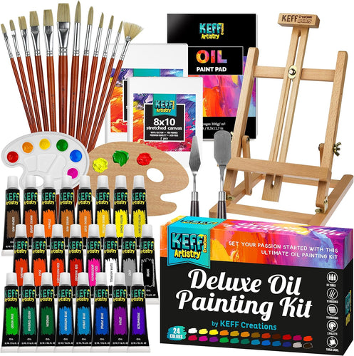 Kids 34-Piece Acrylic Paint Kit – KEFF Creations